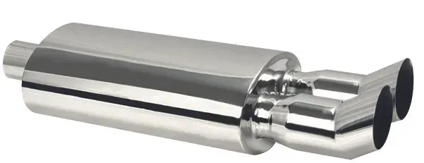 Asiakkaiden Suosikki Tuning äänenvaimennin, sisä Ø 64 mm, ulko Ø 203 x 127 x 355 mm, pituus 600 mm