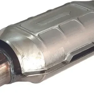 Sertifioitu Yleismallinen katalysaattori diesel-autoille, 155 x 100 mm, putken 1 sisä Ø 51,0 mm, putken 2 sisä Ø 51,0 mm