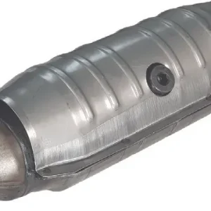 Tehdashinta Yleismallinen katalysaattori bensiini-autoille, 110 x 280 mm, putken 1 sisä Ø 51,5 mm, putken 2 sisä Ø 51,5 mm