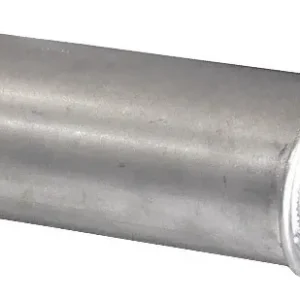 Yleismallinen äänenvaimennin, ovaali, 180 x 120 x 320 mm, putken 1 sisä Ø 51,3 mm, putken 2 sisä Ø 2x64,0 mm Korkea Laatu
