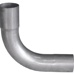 Ilmainen Palautus Mutka, 90 ° levitys toisessa päässä, ulko Ø 70 mm, seinämä 1,5 mm, aluminoitu teräs
