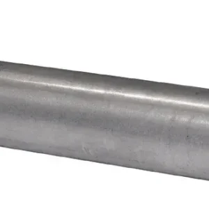 Alennettu Yleismallinen äänenvaimennin, pyöreä, 120 x 620 mm, putken 1 sisä Ø 76,5 mm, putken 2 sisä Ø 76,5 mm