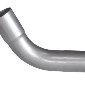 Alennettu Mutka, 60 ° levitys toisessa päässä, ulko Ø 50,8 mm, seinämä 1,5 mm, aluminoitu teräs