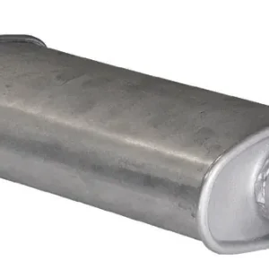 Yleismallinen äänenvaimennin, ovaali, 165 x 85 x 315 mm, putken 1 sisä Ø 51,3 mm, putken 2 sisä Ø 50,8 mm Ilmainen Palautus