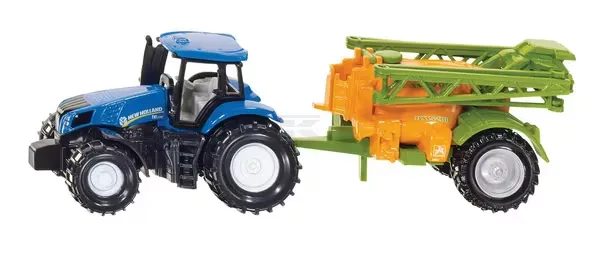 Siku New Holland Traktori Peräkärry Ruiskulla 1 87 Paras Hinta