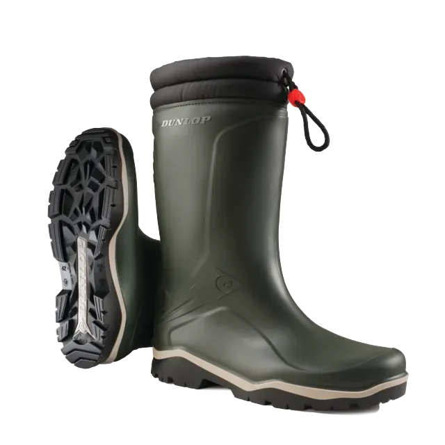 Halpa Hinta Dunlop Blizzard talvikumisaappaat, vihreä koko 42