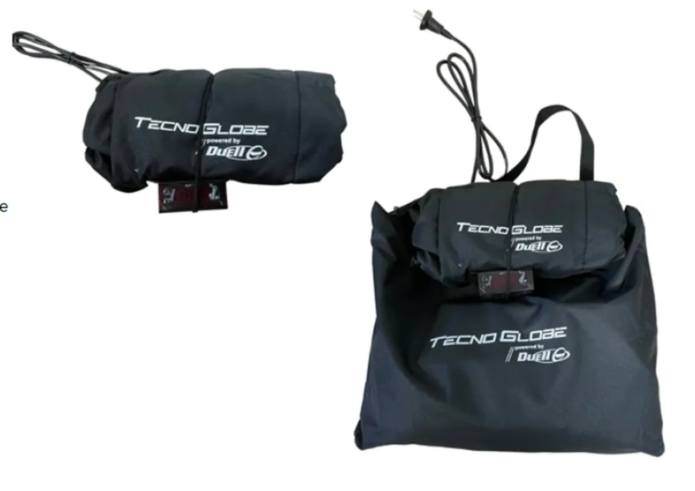 TG TYRE WARMER SET TECNO GLOBE BLACK wit Vain Tänään