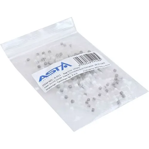 Pakollinen (Must-Have) Kutistejatkoliitin, 100 kpl, valkoinen
