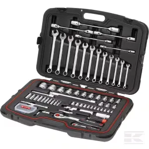Uusi Malli Hylsysarja 1/4" + 1/2" 96-osaa