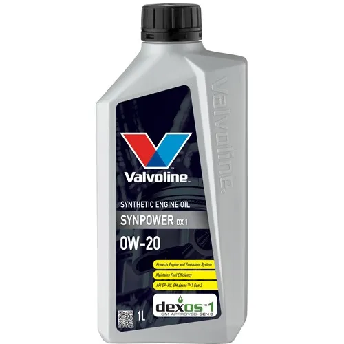 VALVOLINE SYNPOWER DX1 0W-20 1L (ME 12) Uusi Malli