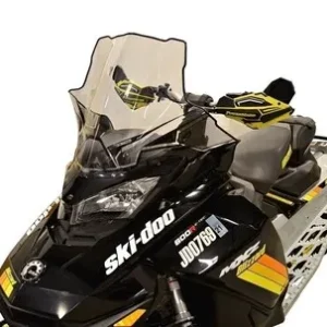 Osta Nyt Powermadd Tuulilasi, Ski-Doo Gen4 Keskikorkea 20", Kirkas/Mustalla grafiikalla