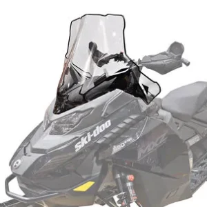 Powermadd Tuulilasi, Ski-Doo Gen5 Korkea 21", Kirkas/Mustalla grafiikalla Paras Hinta