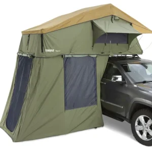 Kuuma Tarjous Thule Tepui Explorer Autana 3 sivuseinillä Olive Green Kattoteltta autoon