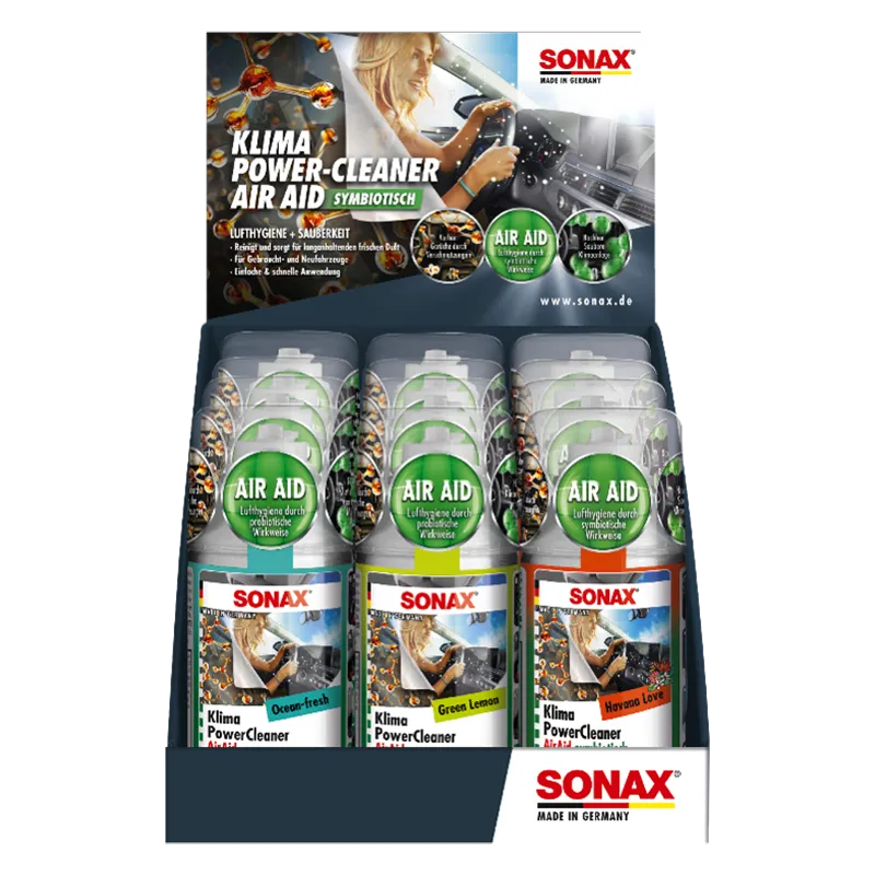 Alennettu SONAX A/C Ilmastoinnin puhdistusaine Lemon