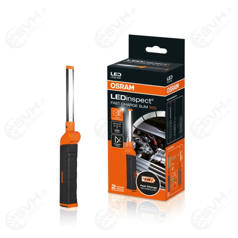 LEDInspect Fast Charge Slim500 Tarkastuslamppu Vain Rajoitetun Ajan