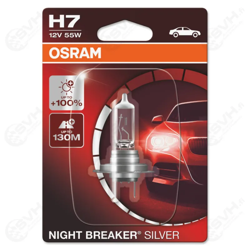 Osram 12V 55W H7 Night Breaker Silver Tilaa Nyt