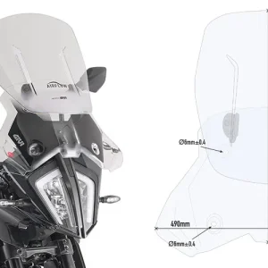 Tehdashinta GIVI WINDSCREEN KTM 390/790/890 ADVENTURE