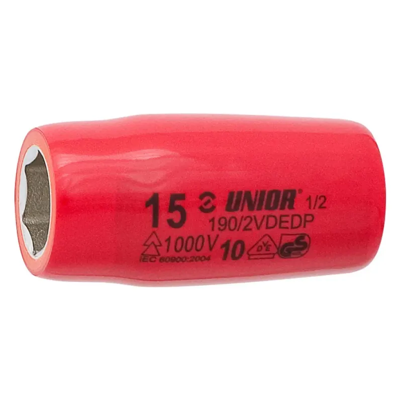 Erikoistarjous UNIOR VDE 1/2" hylsy 12mm, 6-K 190/2VDEDP