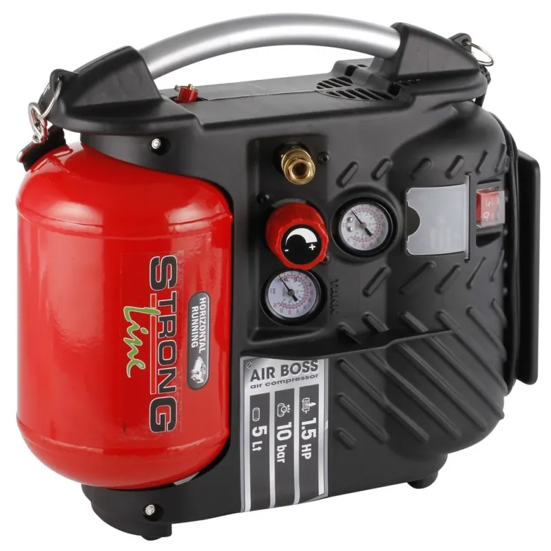 KOMPRESSORI 180L 1,1KW 5L ÖLJYTÖN KANNETTAVA Alennettu
