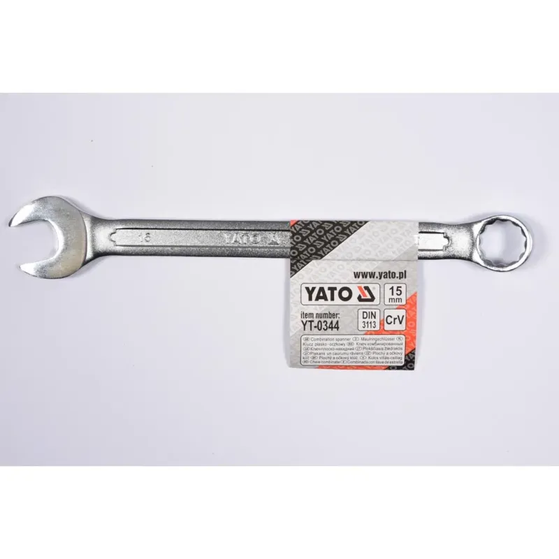 YATO Kiintolenkkiavain 15mm, L 200mm Uusi Kokoelma