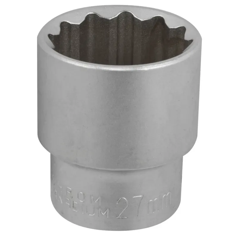 HYLSY 1/2"- 27MM 12-KULMA MATTA Uutuus