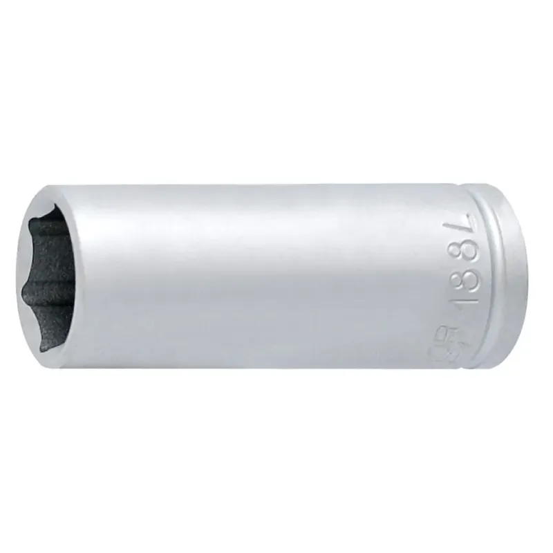 Alennus UNIOR 1/4" 4,5mm hylsy 188/2 pitkä 6-kulmainen