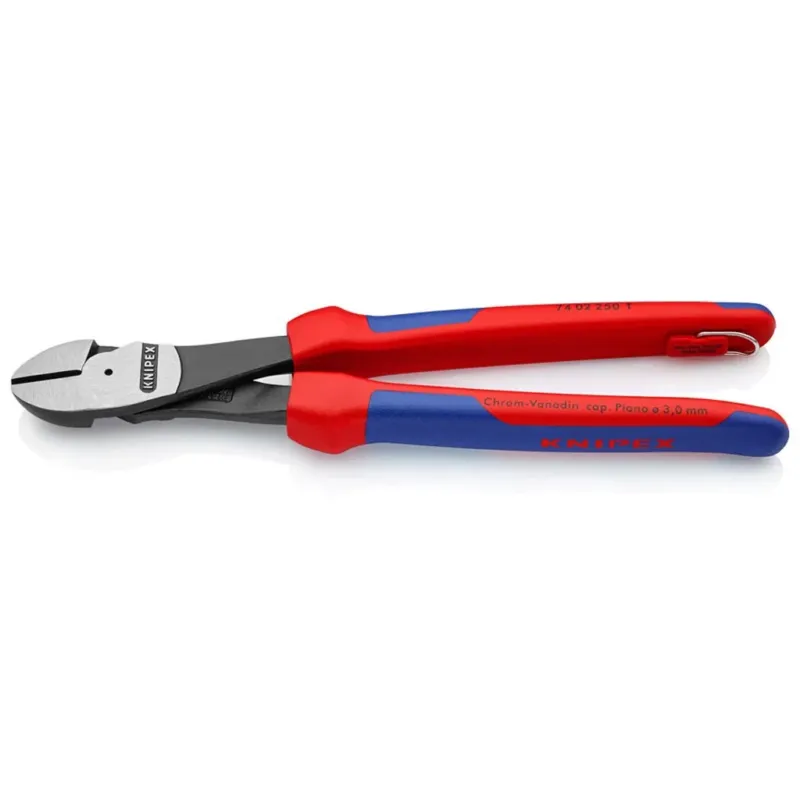 Sertifioitu KNIPEX TT-voimasivuleikkurit 250mm, 2-K kahvat