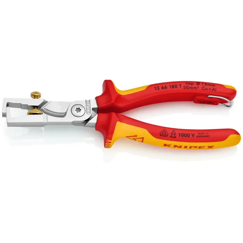 Edullinen Hinta KNIPEX VDE TT-kaapelinkuorija- &leikkurit 180mm,