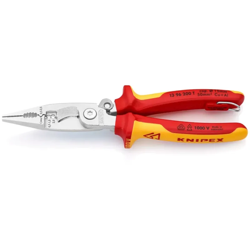Suoraan Valmistajalta KNIPEX VDE TT-Asentajan monikäyttöpihdit 200mm