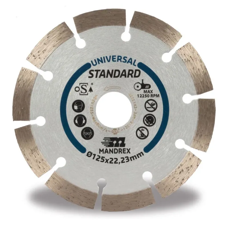 MANDREX Standard 125mm timanttilaikka Universal Tarjoushinta
