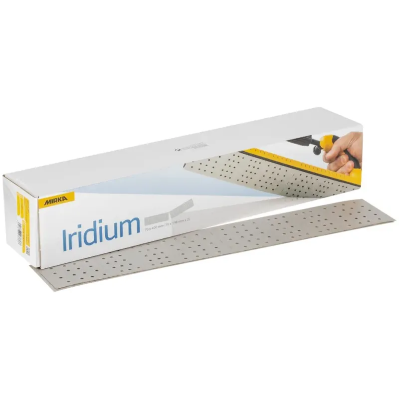 MIRKA HIOMAPAPERI 70X400MM 140R P180 IRIDIUM 100KPL Uusi Malli