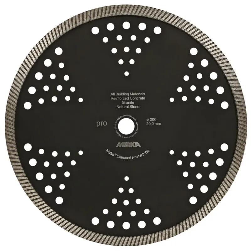 Älä Missaa MIRKA TIMANTTILAIKKA 300X22,2 MM DIAMOND PRO UNI TR