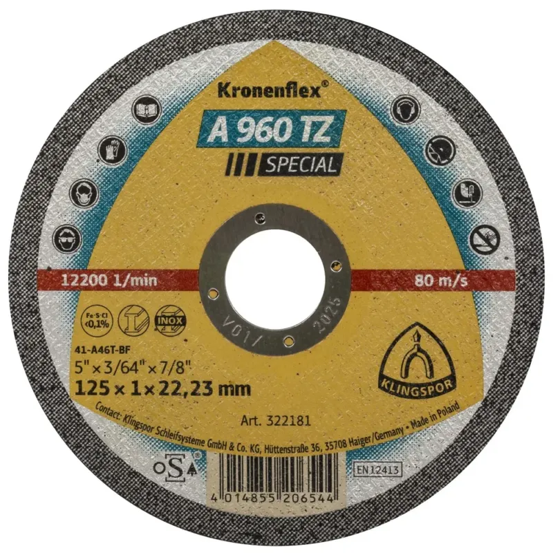 Päivän Tarjous KATKAISULAIKKA 125X1,0X22,23 25KPL A960 TZ