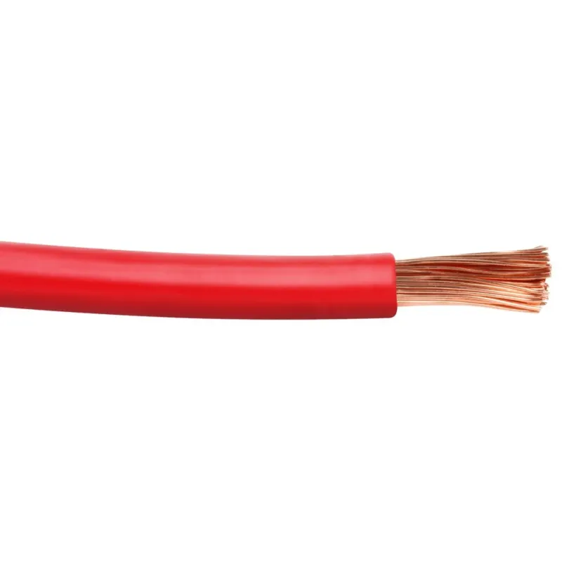 Ajankohtainen SÄHKÖJOHTO 4M 4,00MM2 PUNAINEN