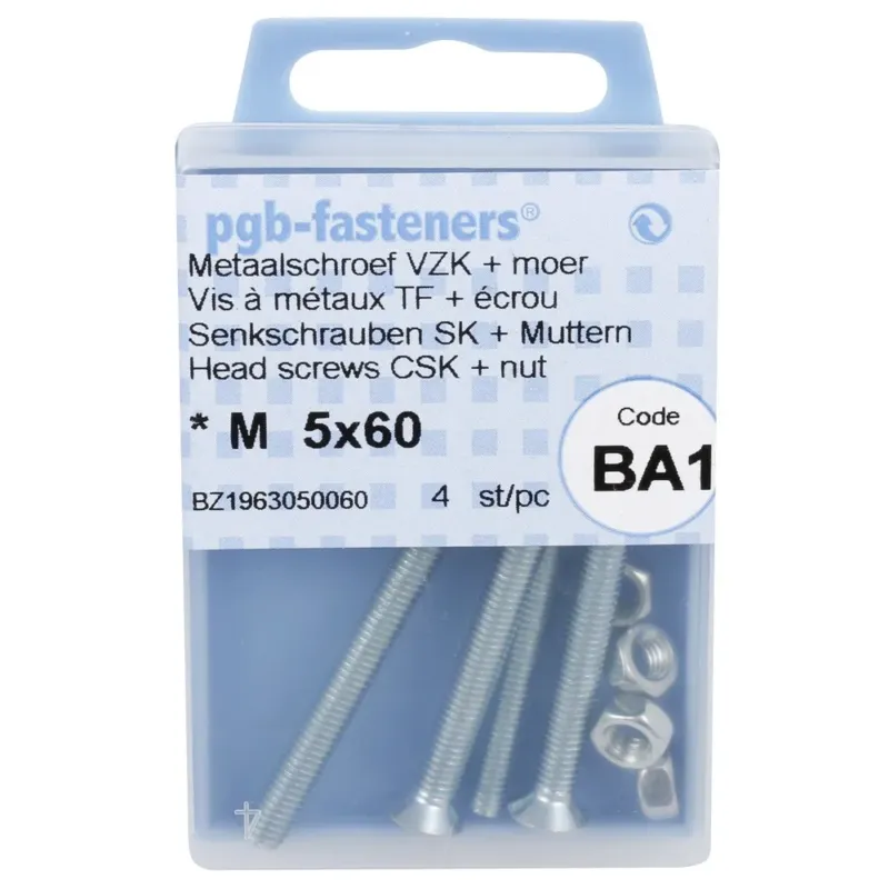 Osta Tänään UPPOKANTARUUVI M5X60 4KPL DIN965