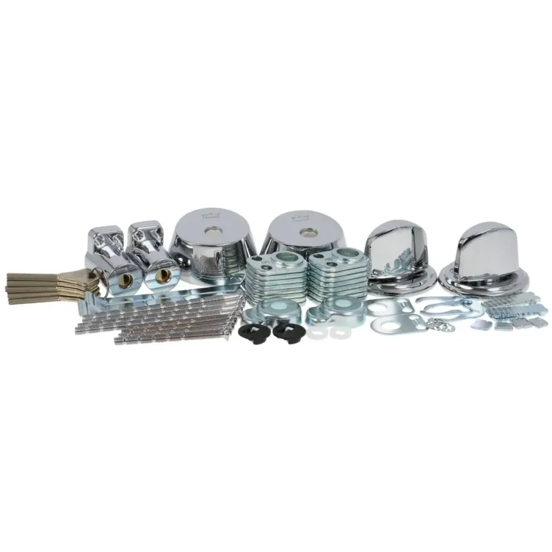 IKH ACCESSORIES AVAINPESÄ 2KPL ULKO-OVI SIS. HELAT KROMI Aito