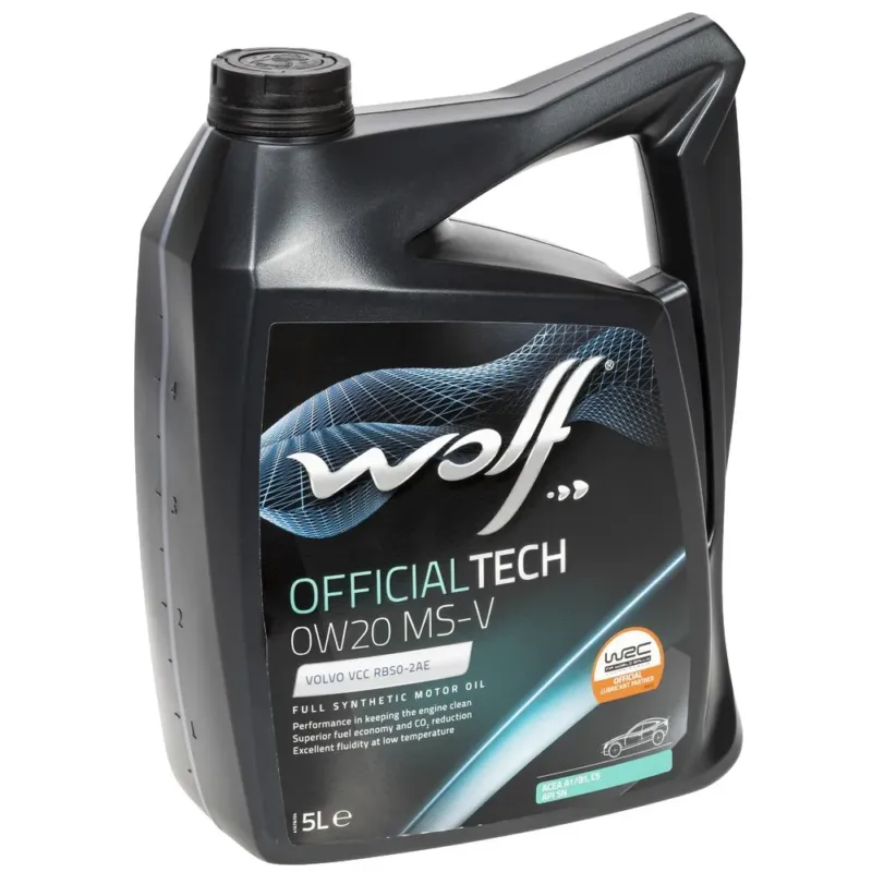 WOLF OFFICIALTECH 0W-20 MS-V 5L Uutuus