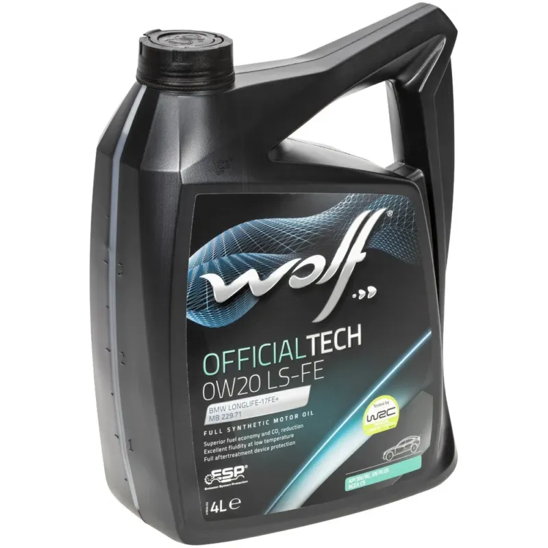 WOLF OFFICIALTECH 0W-20 LS-FE 4L Paras Hinta