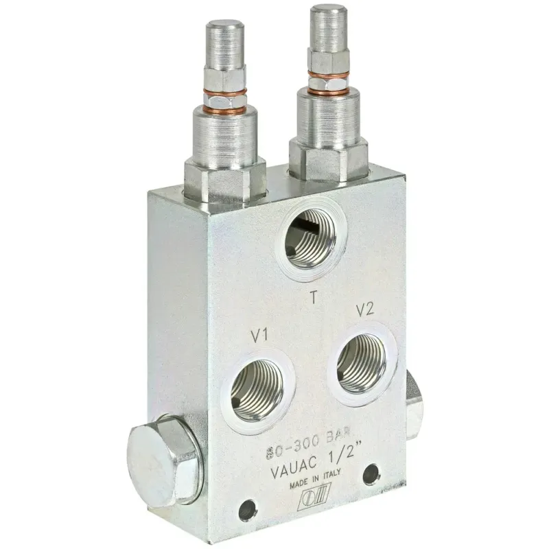 Heti Saatavilla KAKSOISPAINEENRAJOITUSVENTTIILI 1/2 70L 80-300BAR