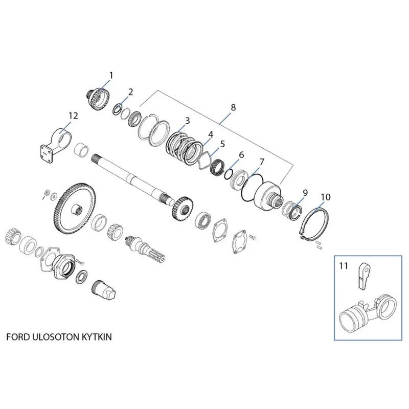 VOIMAN ULOSOTON PAKAN VÄLILEVY FORD 83918314 Tarjoushinta