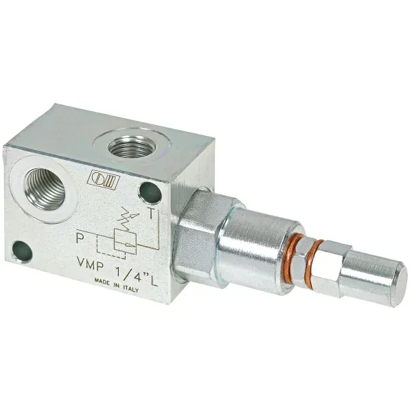 PAINEENRAJOITUSVENTTIILI 1/4 VMP 10-180 BAR Nopea Toimitus