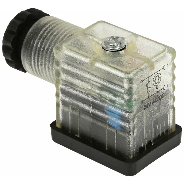 Päivän Tarjous PISTOKE 22LED VDR 24V VÄRITÖN DIN43650B