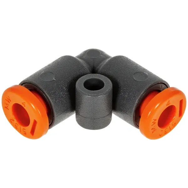 Sertifioitu PISTOLIITIN 8MM 90 JATKOLIITIN TEKNOPOLYMERI R21IP