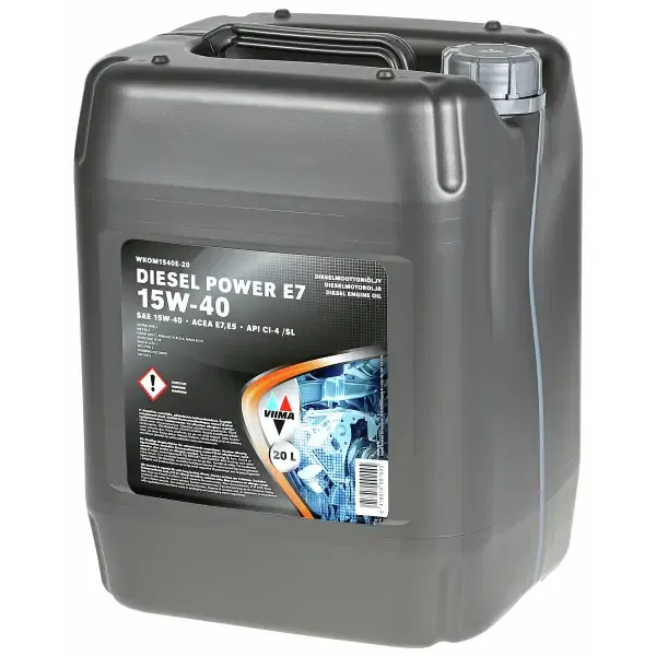 Tilaa Nyt MOOTTORIÖLJY DIESEL POWER E7 15W-40 20L