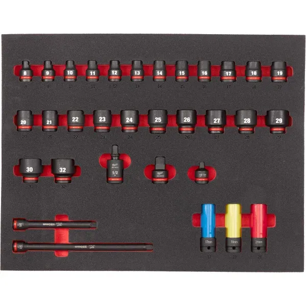 HYLSYSARJA 1/2" STD FOAM 32P Ilmainen Palautus