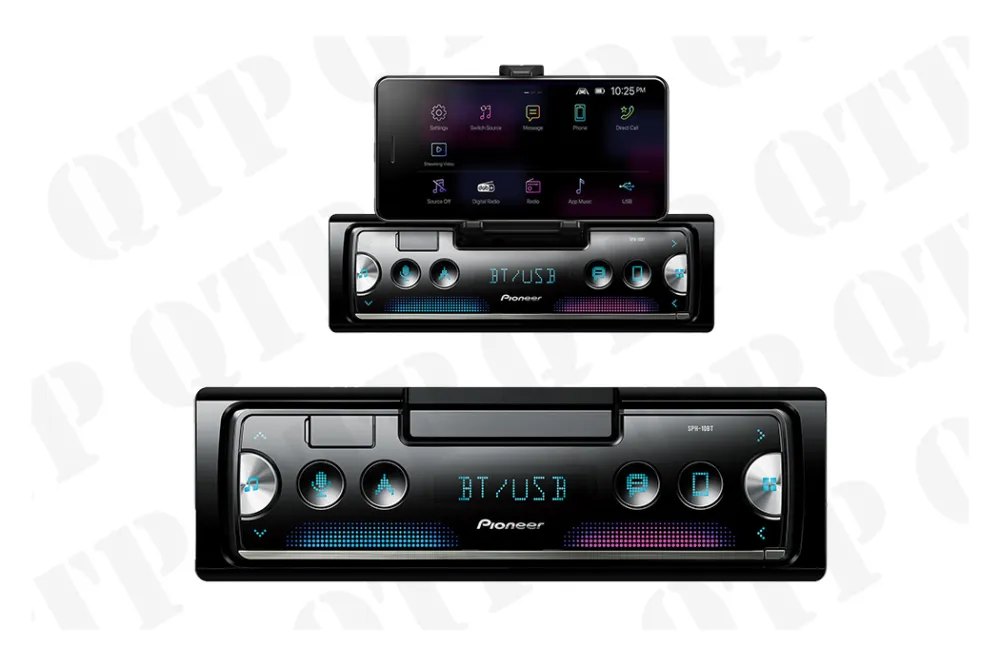 Radio 1-DIN receiver with Bluetooth Viikonlopputarjous