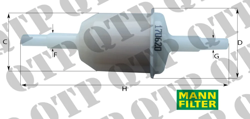 In line Fuel Filter Rajoitettu Tarjous