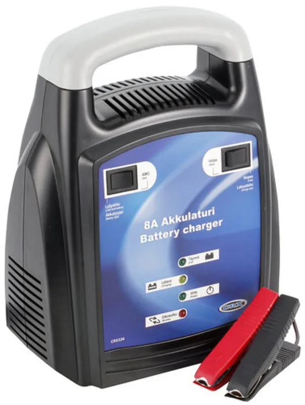 AKKULATURI 12V / 8A AUTOMAATTI CRX Viimeinen Mahdollisuus