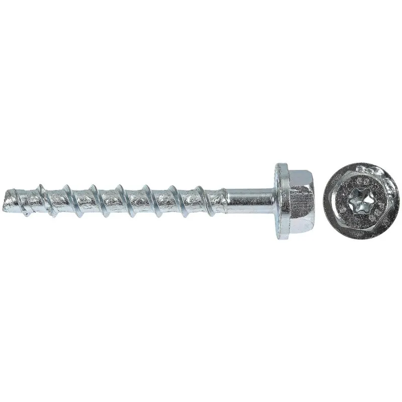 Kausialennus BETONIRUUVI 6X60 FBS 100KPL HEX/TX
