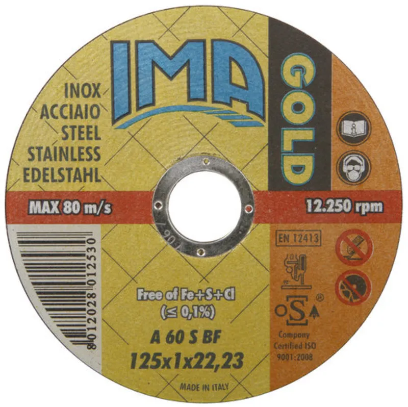 KATKAISULAIKKA 125X1,0 INOX IMA Edullinen